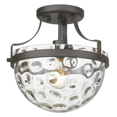 Cannava Glass Semi Flush Mount