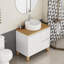 Meuble-lavabo autoportant avec lavabo