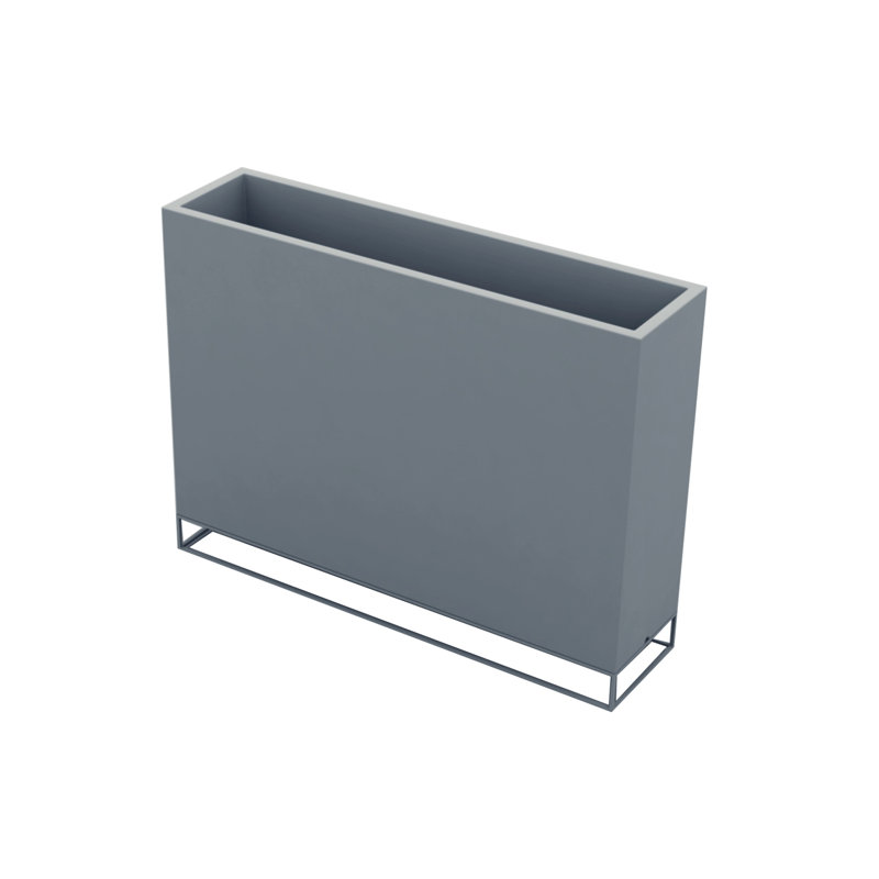 Vela Resin Planter Box, Steel
