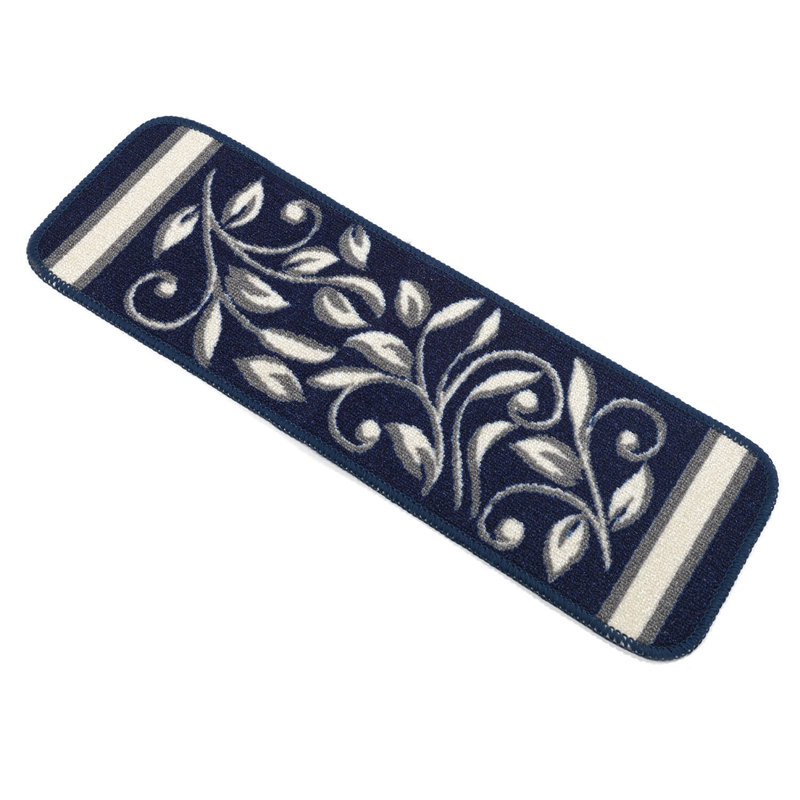 Tapis d'escalier intérieur antidérapant Ameri, Marine