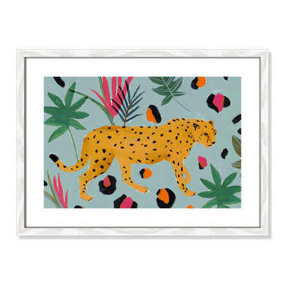Nyles "Walking Cheetah II" Painting by Isabelle Z