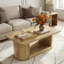 Pedestal Coffee Table with Storage