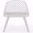 Set Of 4 Weather-Resistant Minimalist Patio Chairs for Backyard - White-933660381