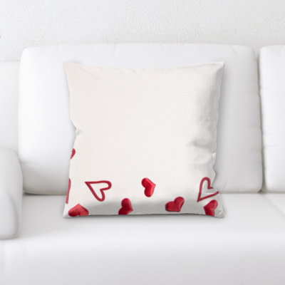 Housse et insert d'oreiller carré Botkins Love