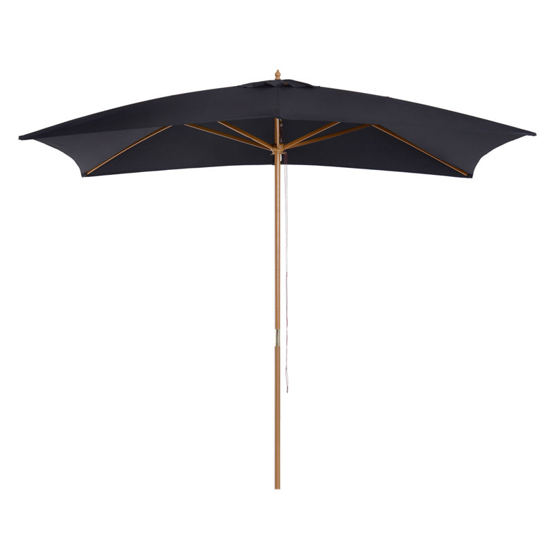 Parasol de plage de 78,75 po avec poulie relevable Senobia