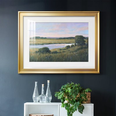 Spring Marsh II, reproduction d'art encadrée