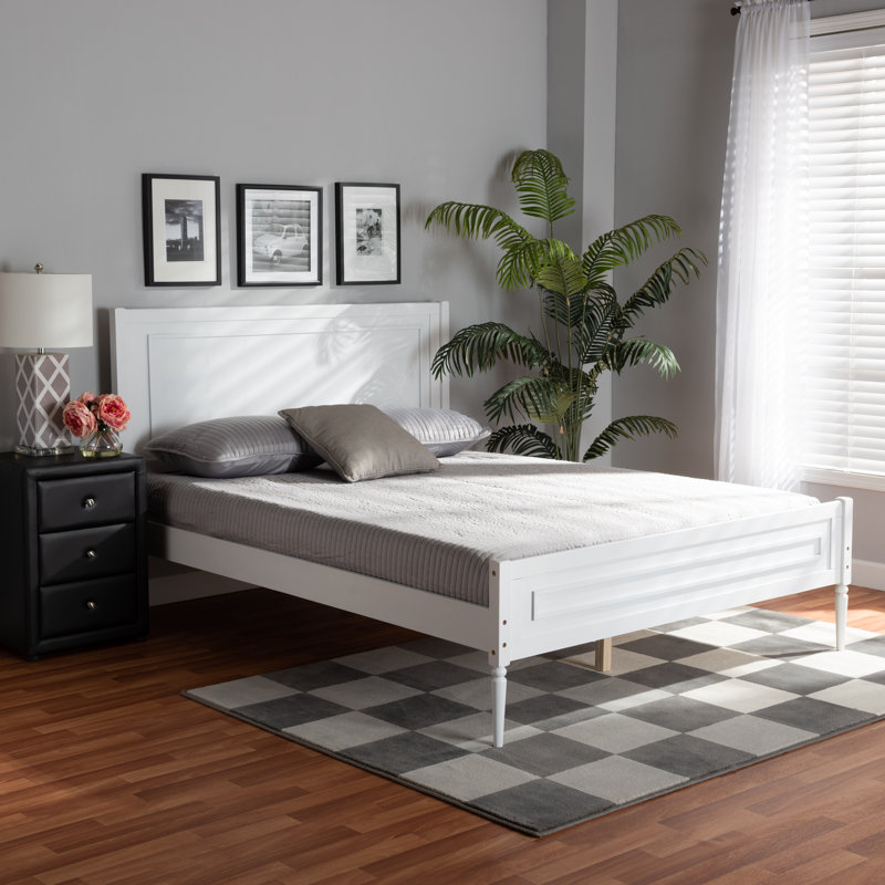 Lorraine Solid Wood Platform Bed, Queen