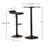 Bar Table And 2 Swivel Adjustable Bar Stool Bar Sets-1236779152-1236779118