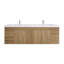 Ensemble de meuble-lavabo double mural 70,5 "Bensley-435992574