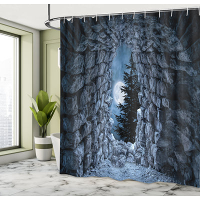 Gothic Shower Curtain Set + Hooks