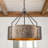 Laliyah 4 - Light Dimmable Drum Chandelier-240116487