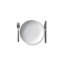 Royal Copenhagen White Fluted 16 oz. Shallow Pasta Plate