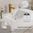 36" Freestanding Bathroom Vanity Modern Style Vanity with Integrated Solid Surface Countertop and Sink, 2 Soft Close Drawers-314142874