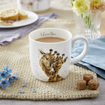 Classic Wrendale Designs  Single Mug I Love You (Giraffe)
