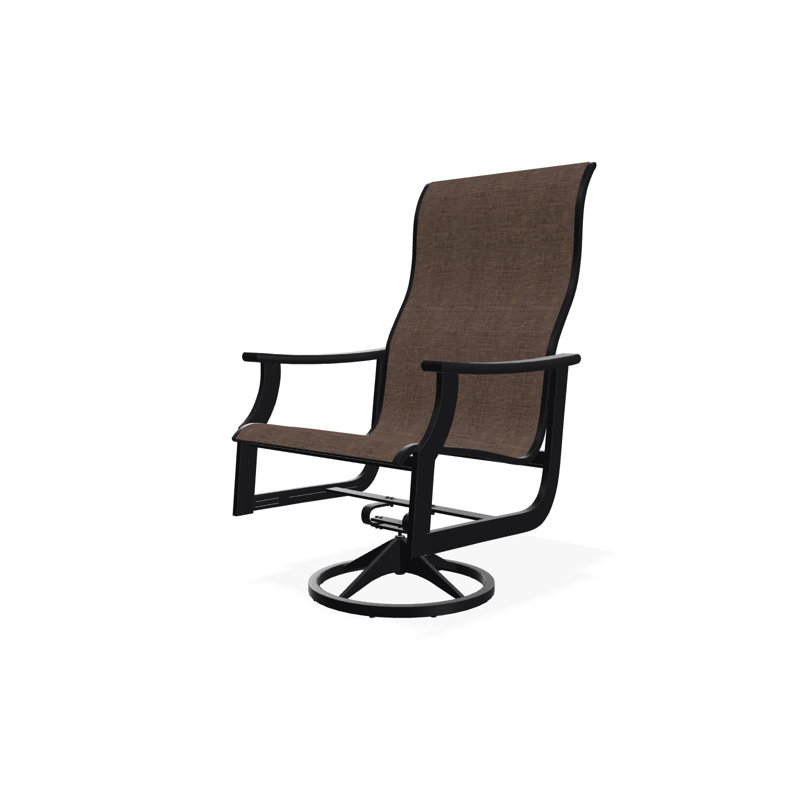 St. Catherine Polymer Outdoor Lounge Chair, Black, James
