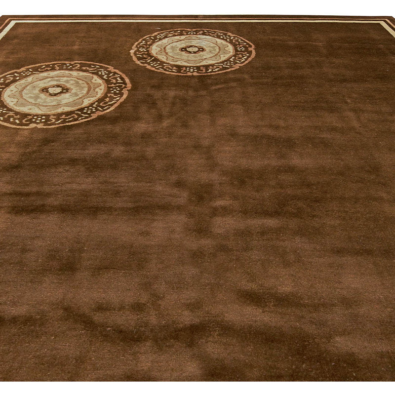 Vintage One-of-a-Kind Rectangle 8'3" X 11' Hand Knotted Area Rug