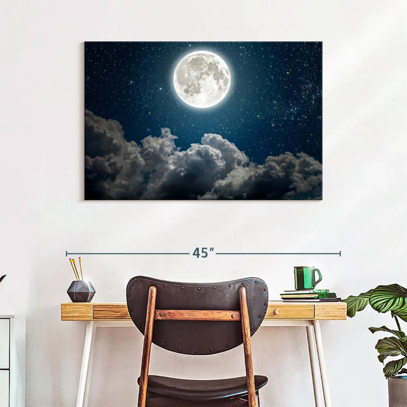 Oberle Beautiful Moon, 26" H x 39" W