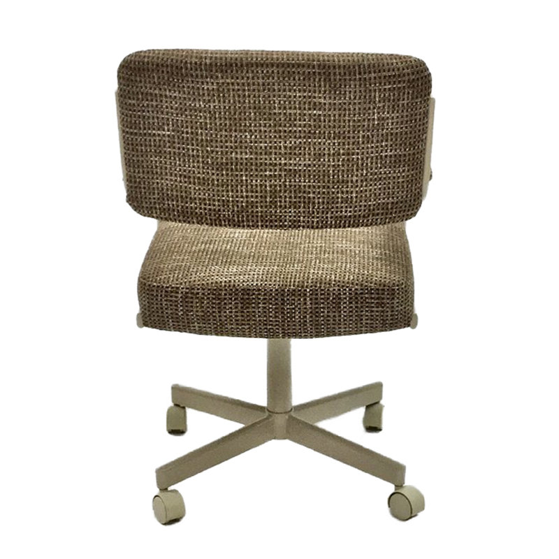 Chaise avec accoudoirs rembourrée Aleksandras, À damier