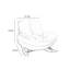 Chaise berçante de couleur assortie-100613722
