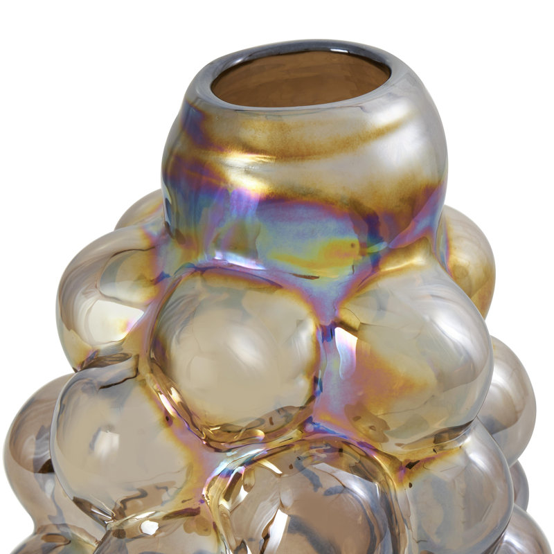 Haxby Handmade Glass Table Vase, Brown