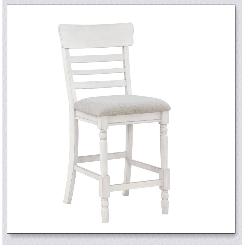 Ensemble de 2 chaises de salle à manger en bois de style campagnard