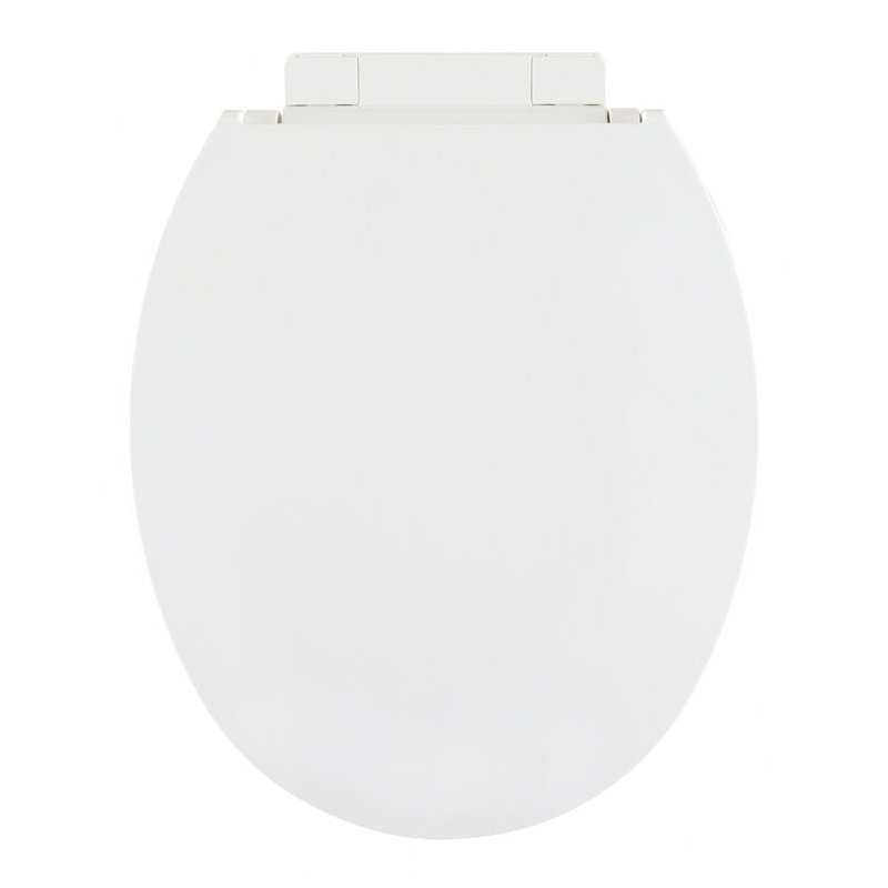 Luxury Round Toilet Seat and Lid, White