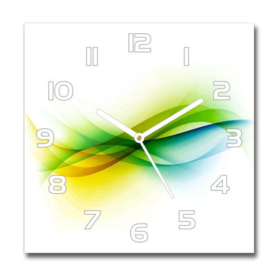Harper-Lilly Glass Wall Clock