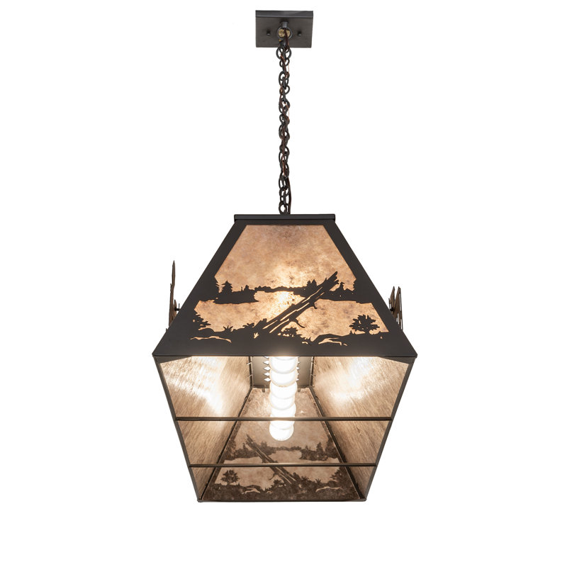 72" Long Train Oblong Pendant