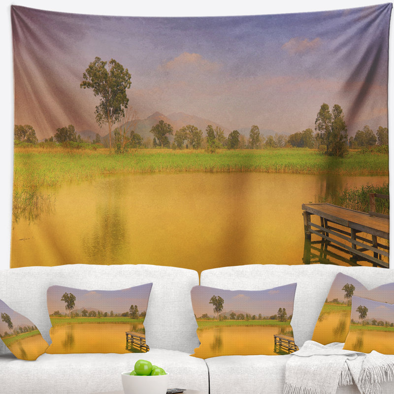 Polyester Tapestry, 32" H x 39" W