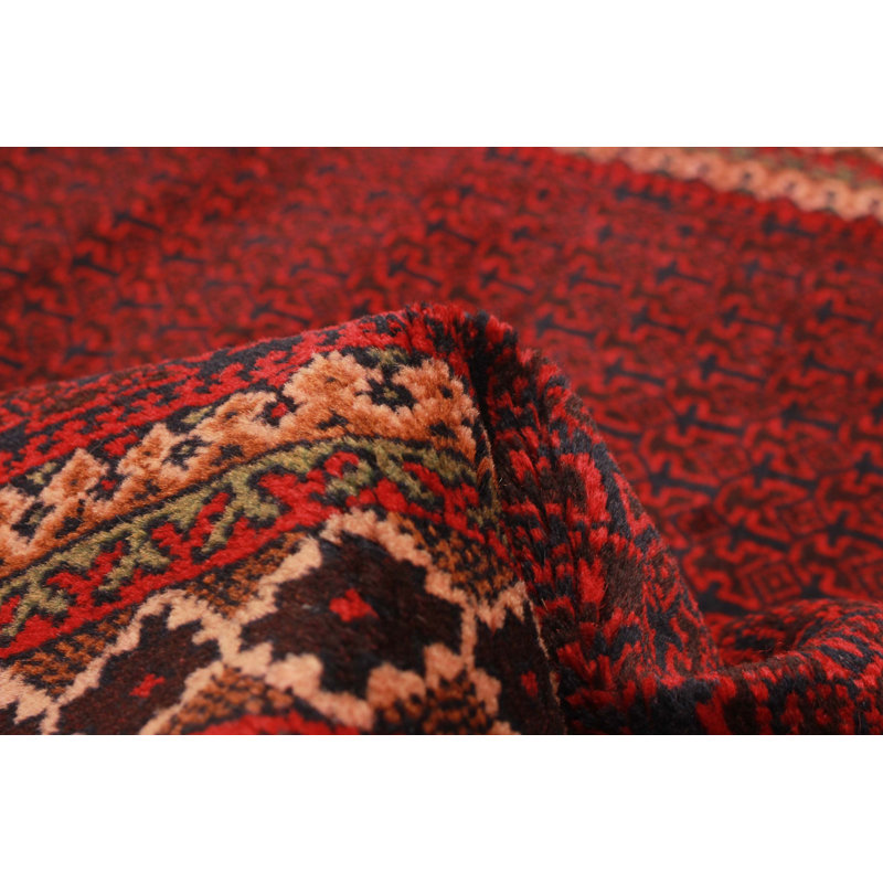 Teimani Burgundy Rug 3'0" x 4'9"