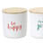 Wood Jar - Set of 2