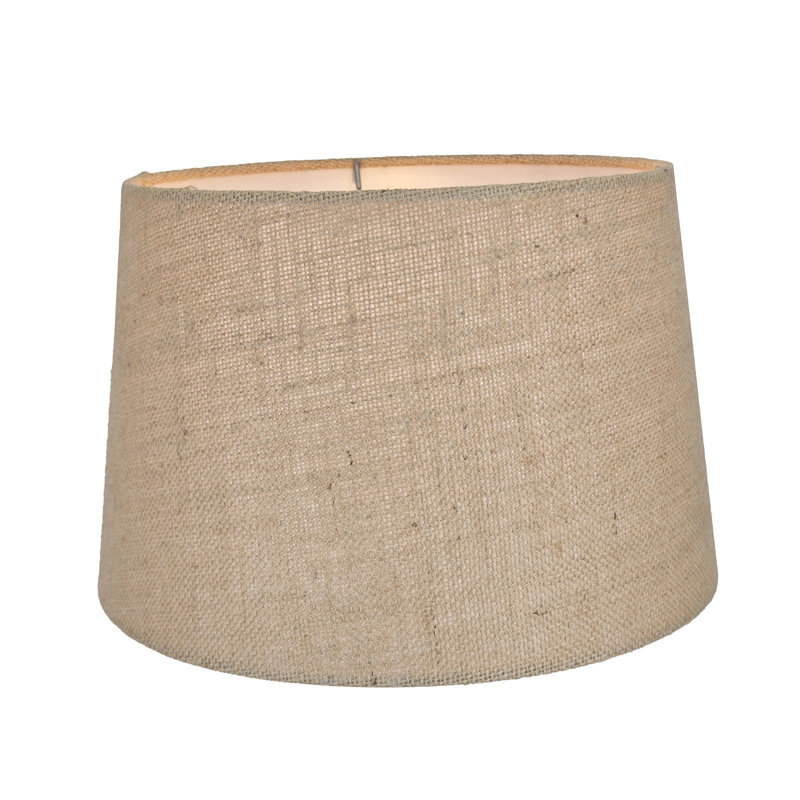 Lamp Shade, 9" Top X 11" Bottom X 8" Slant, Gray