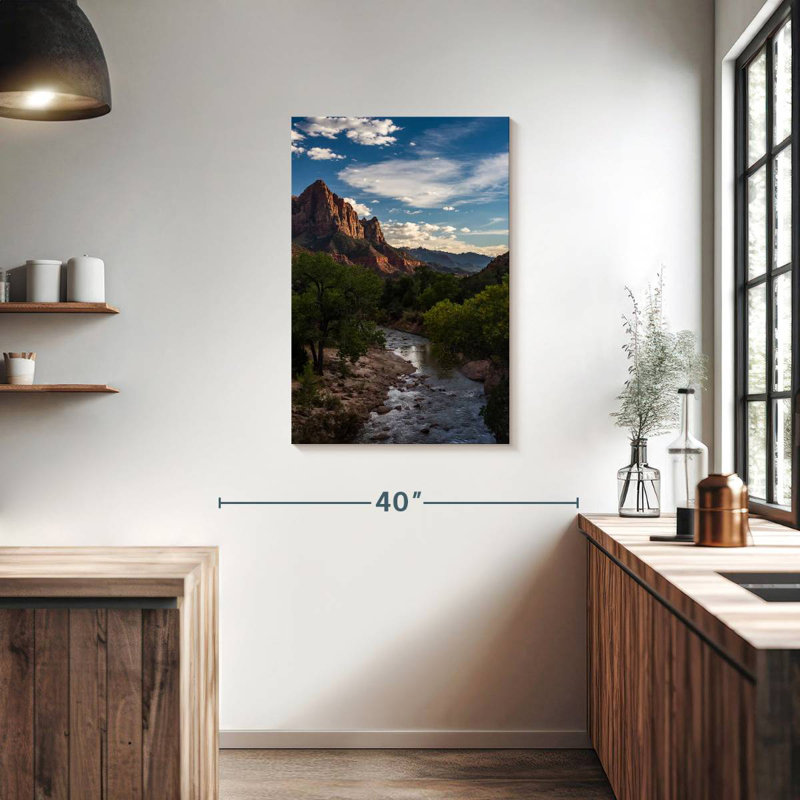Alvord Mountain Stream, 36" H x 24" W