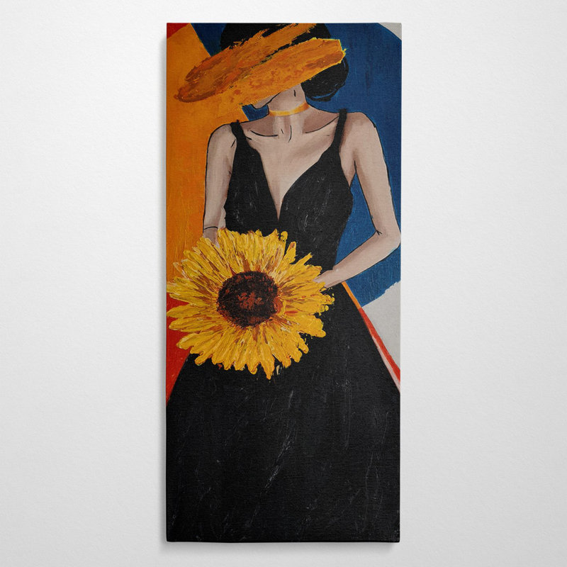 Elena - Wrapped Canvas Painting, 60cm H x 60cm W x 3cm D