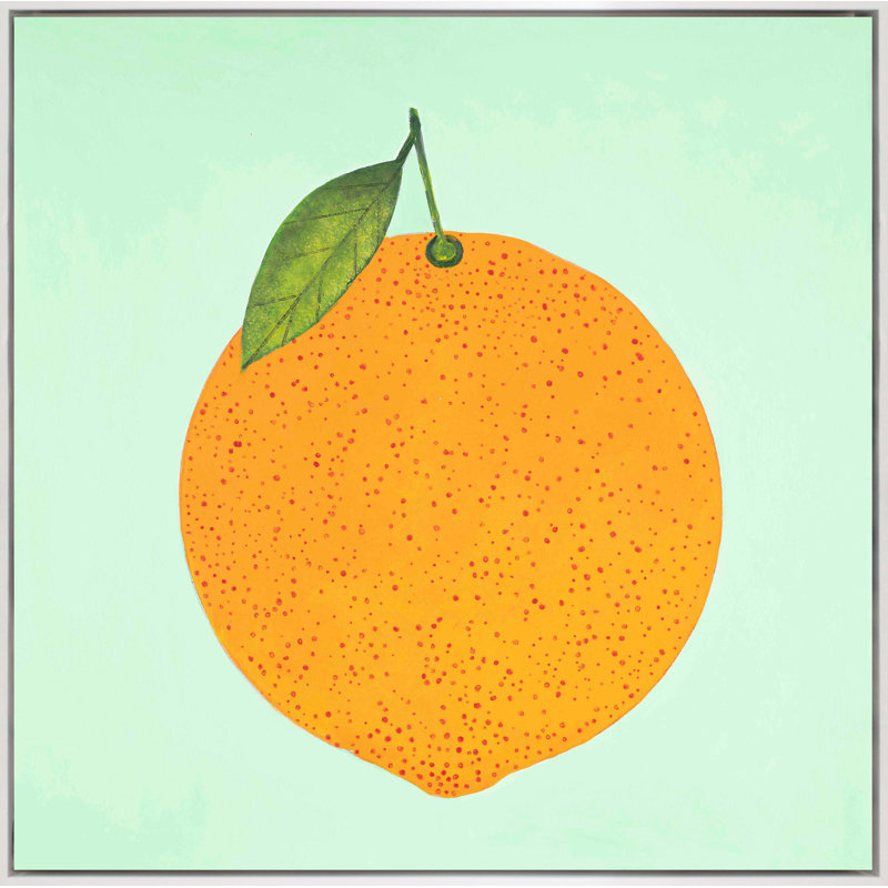 Fruit Salad 3 Print, White Framed, 30" H x 30" W