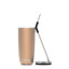 Swell Stainless Steel Tumbler with Straw - Pyrite - Triple-Layered Vacuum-Insulated Containers-399110962-399110965