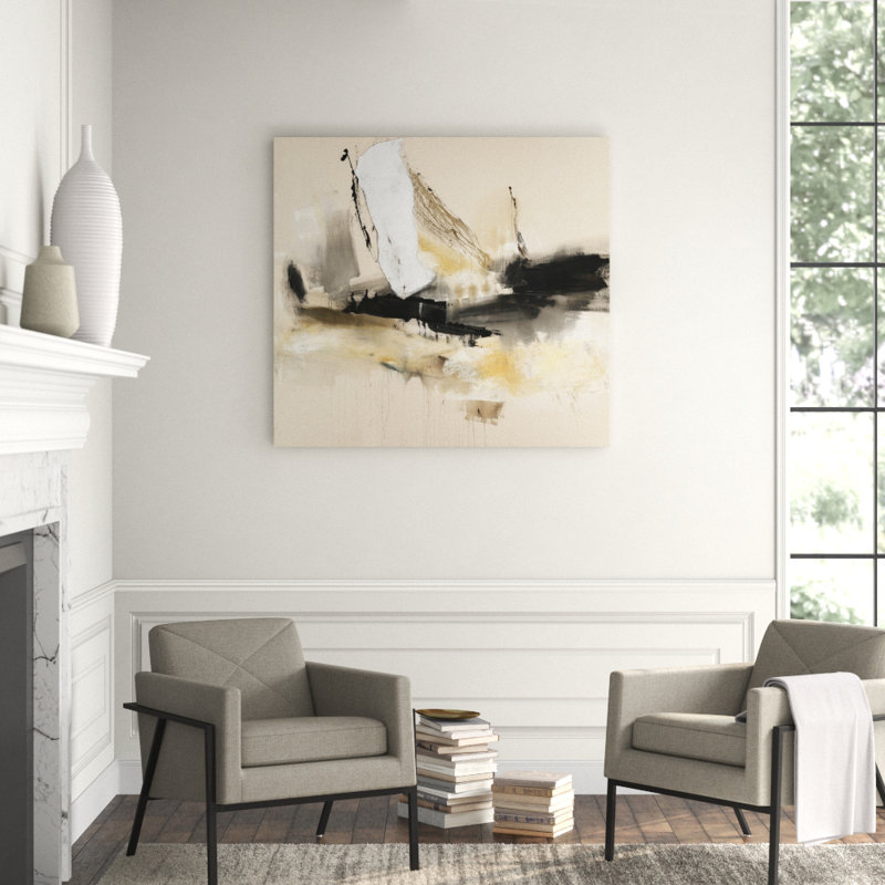 Sparked Giclee Wall Art Décor By Barclay Butera Painting by Barclay Butera, 67" H x 72" W x 1.5" D