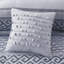 Ensemble d'édredon en jacquard 7 pièces grand bleu marine-131588281-131588279