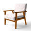 Chaise rembourrée abstraite avec accoudoirs Dew-721039464