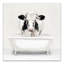 Vache dans la baignoire sur toile-2011886196