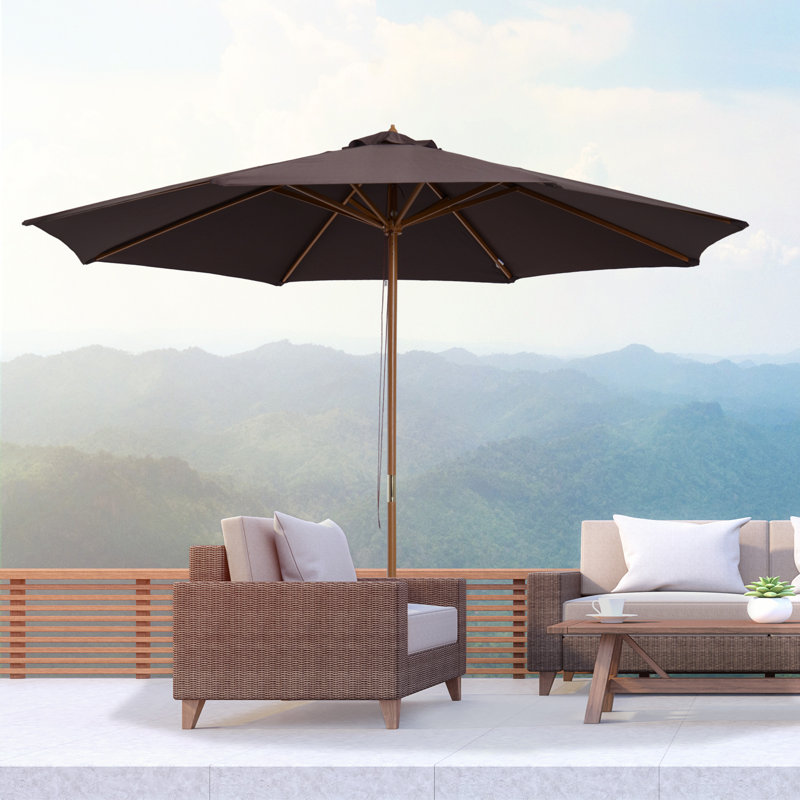 300cm Market Parasol, Coffee