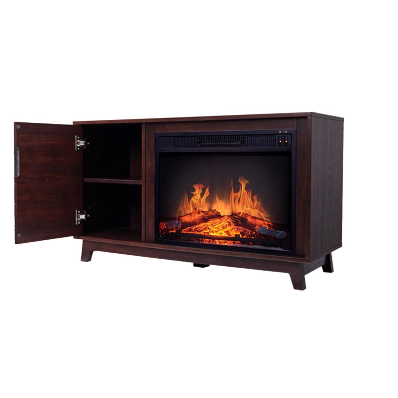 American-style Decorative Electric Fireplace with Simulated Flames