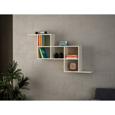 7 Piece Cube Shelf with Adjustable Shelves