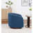 Upholstered Swivel Barrel Chair-1231093627