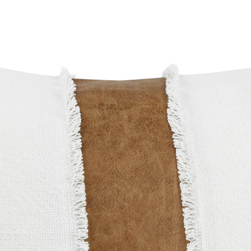 Abstract Throw Pillow Cover & Insert, Ivory/Dumont