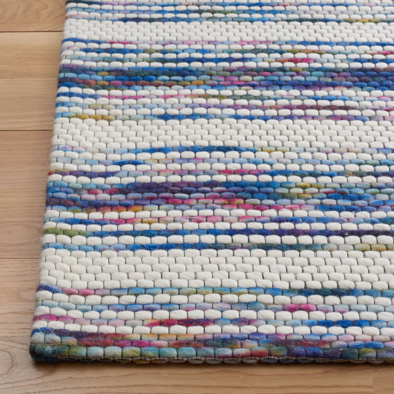 Karbach Hand Loomed Performance Striped Rug, Rectangle 8' x 10'