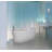 Estee 72'' x 36'' Soaking Acrylic Bathtub-88750906
