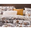 Jackie Sand/Red Standard Cotton 200 TC 2 Piece Duvet Cover Set
