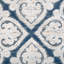 Tapis bleu foncé en polypropylène tissé à la machine Adella-897677419
