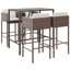 Ensemble de bar en métal avec tabourets-146037118-139162801